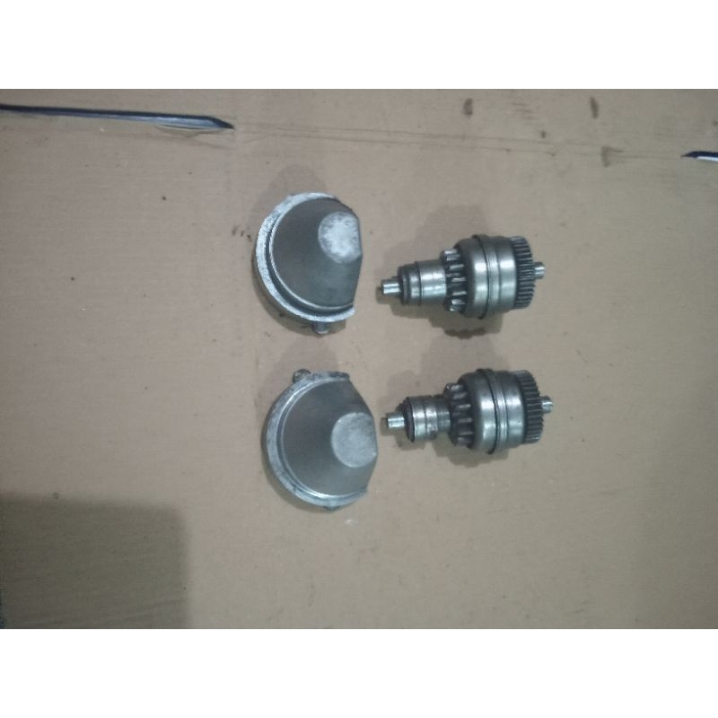 gigi Pinion stater starter Gear Assy Granat + tutup Granat Vario beat fi Scoopy spacy beat karbu ori