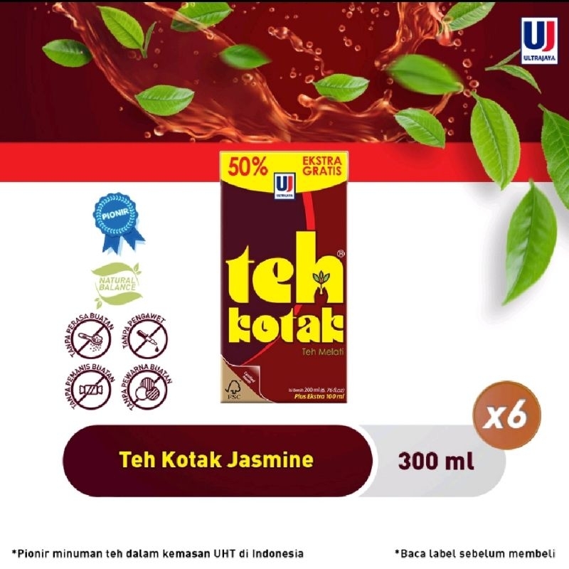 

MINUMAN TEH KOTAK RASA YASMIN ORIGINAL ISI 300ML