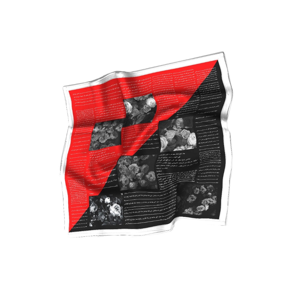 Hijab Newspapper Arabic Hijab Motif Arab Jilbab Motif Arab Kerudung Segiempat Arab Hijab Koran Arab