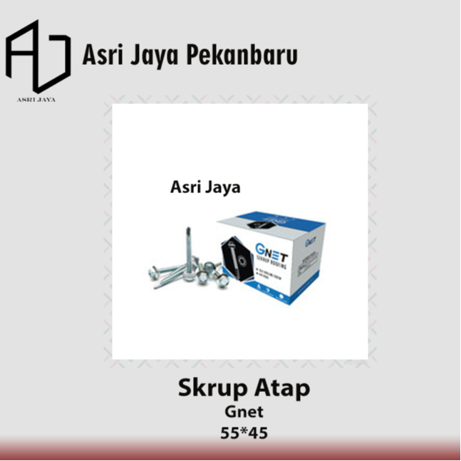 Baut Atap / Roofing Screw / Seng Gnet Ukuran 55*45  / Harga per kotak
