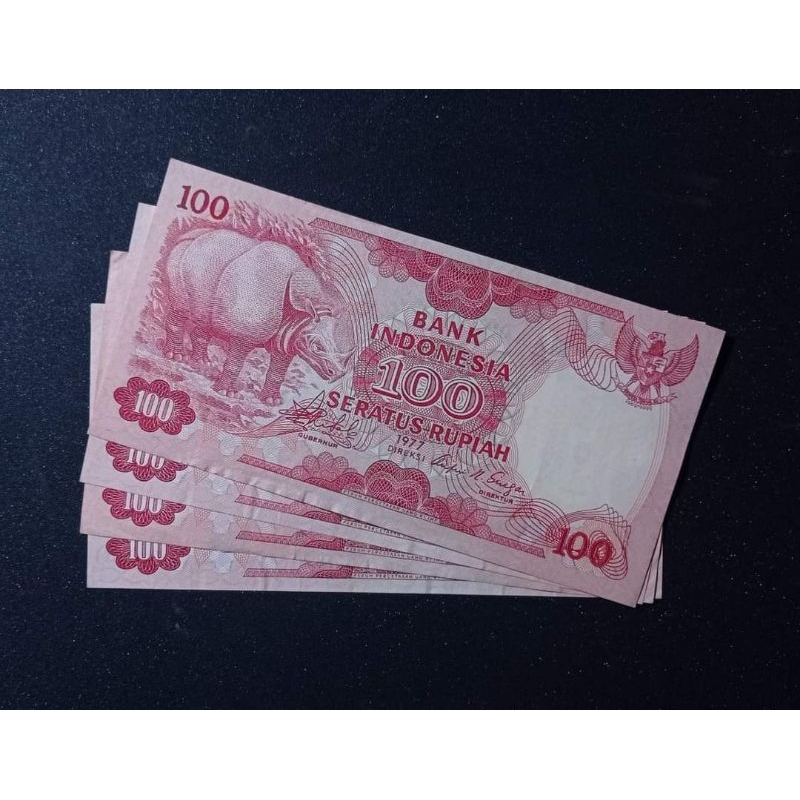 100 BADAK uang kuno asli