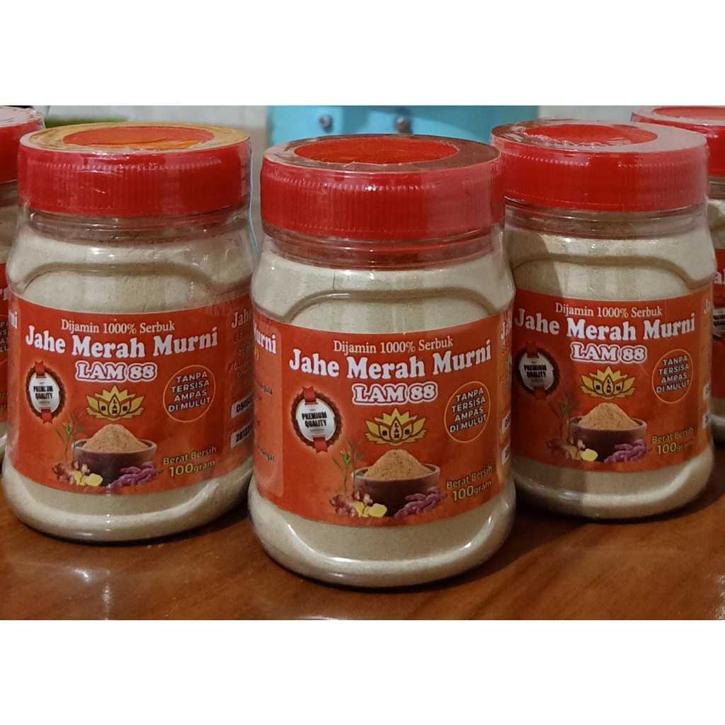 

JAHE MERAH MURNI TANPA GULA INSTAN MERK LAM 88