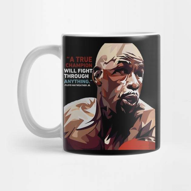 Mug Gelas | Hampers | Hadiah |Floyd Mayweather Quote
