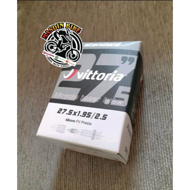 Ban Dalam 27.5 Vittoria 27.5x1.95-2.50 Presta pentil kecil Ban Dalam Victoria 27,5x2,50-3.00