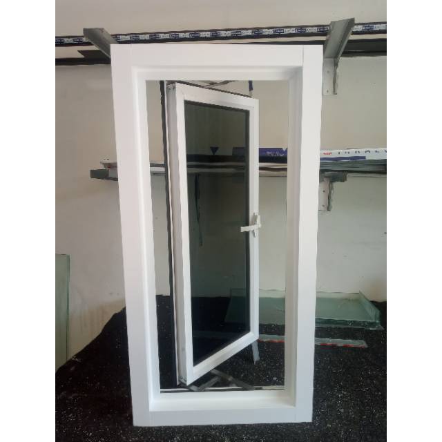 jendela casement alumunium inc kusen  120x60