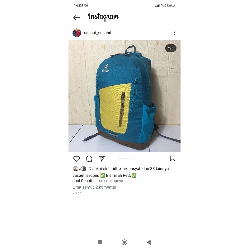 Daypack Deuter original