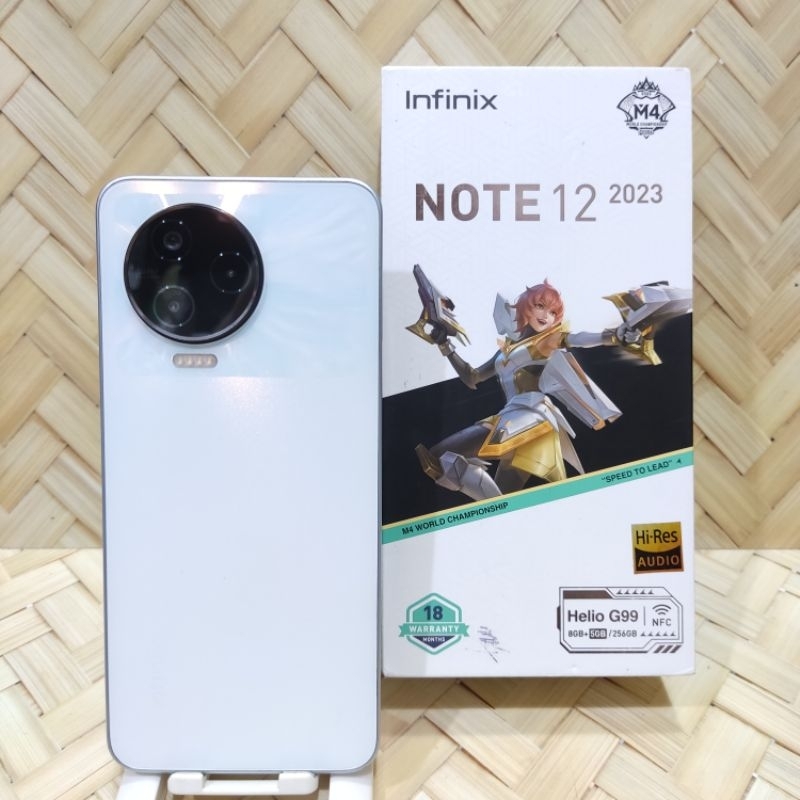 Infinix Note 12 2023 NFC 8/256GB Hp Handphone second fullset original bergaransi