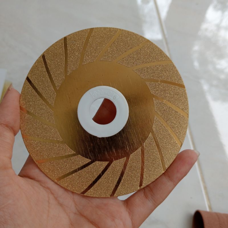 Mata Gerinda poles dan Potong kaca Diamond cutting 4" aosta