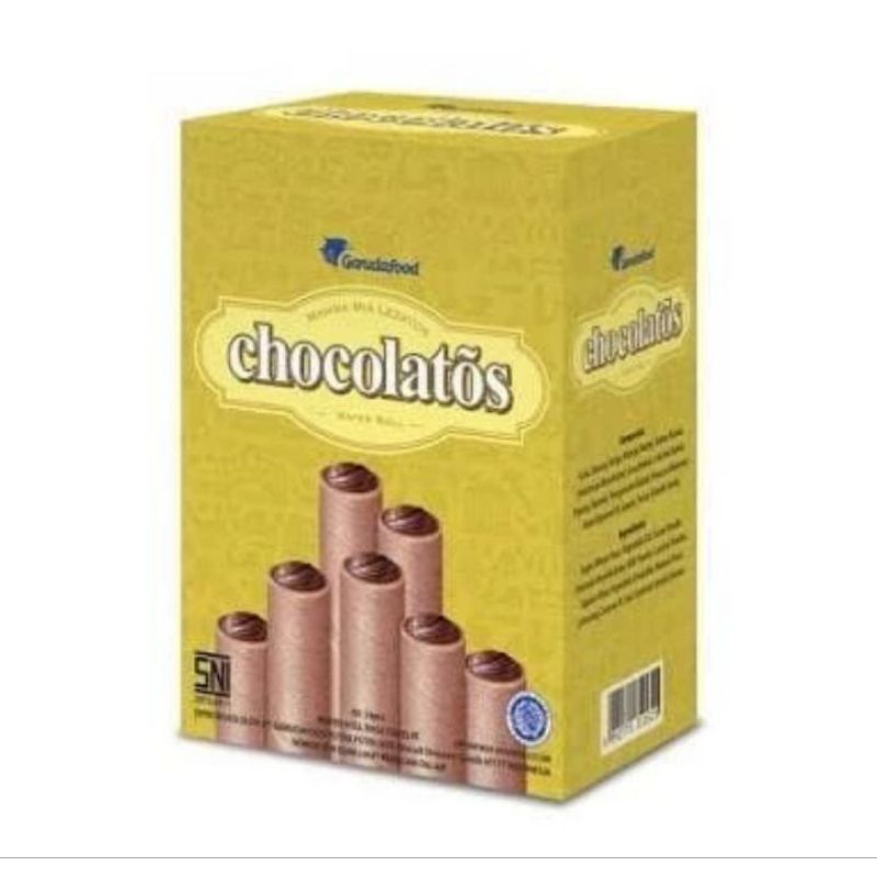 

wafer chocolatos 1dos isi 24pcs