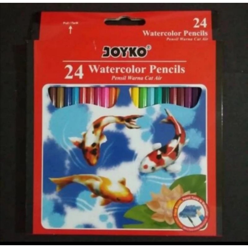 

JOYCO 24 WATERCOLORS PENCILS PENCIL WARNA CAT AIR PRELOVED