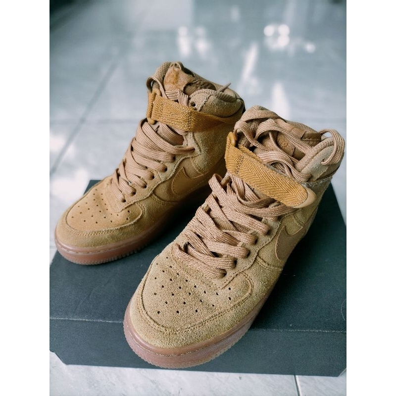 AF 1 mid coklat