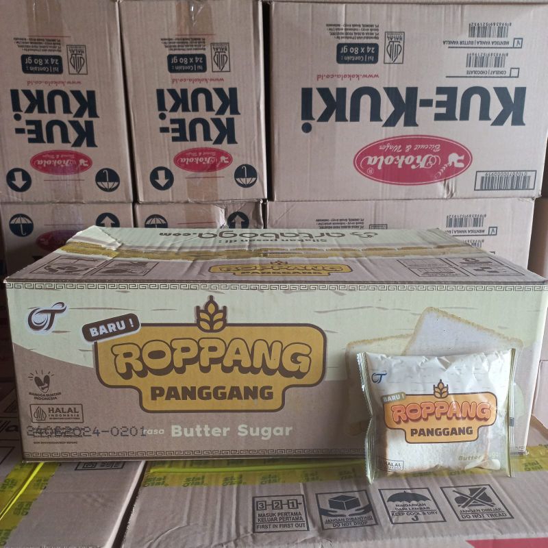 

Roti roppang panggang 1 dus isi 60 pcs