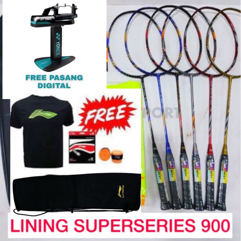 Raket Badminton Lining SuperSeries 900 Super Series SS SS900 Original