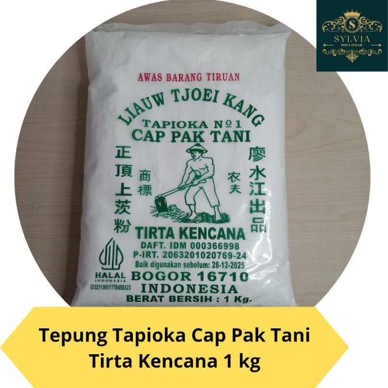 

Tepung Tapioka Tapioca Flour Cap Pak Tani Tirta Kencana Bogor 1 kg