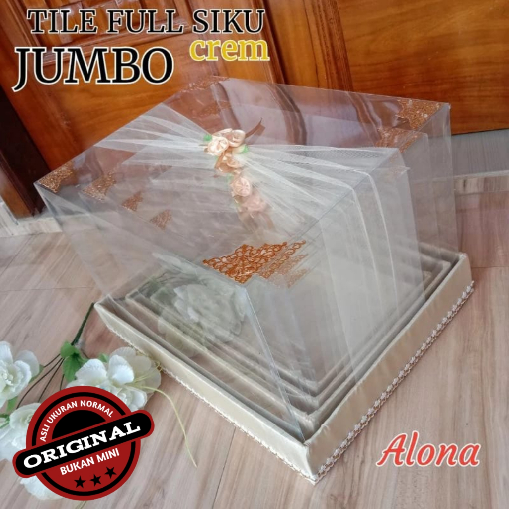 

Kotak hantaran parsel seserahan pernikahan tutup mika isi 4 kotak