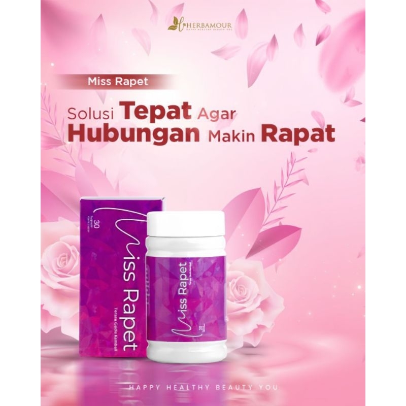HERBALOV MISS RAPET | KEWANITAAN | MENGATASI KEPUTIHAN | MERAPATKAN VAGINA | MENINGKATKAN GAIRAH SEK