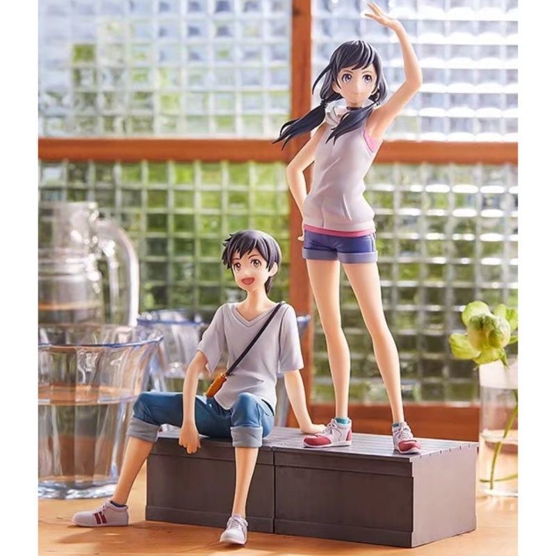 Action Figure Anime Anak Laki-Laki / Perempuan Bahan PVC Untuk Koleksi Weathering Rain
