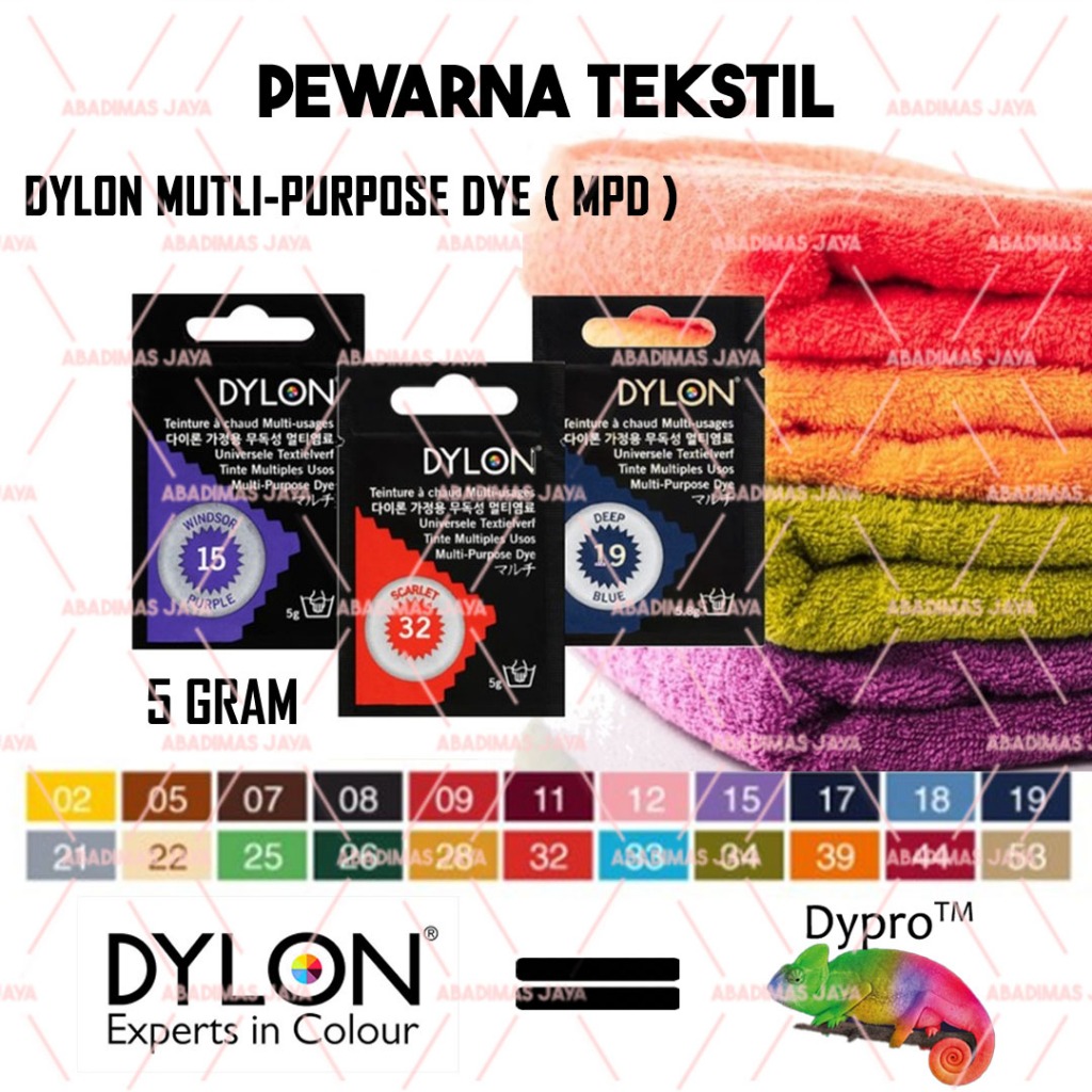 Pewarna Tekstil (DYLON dan DYPRO)