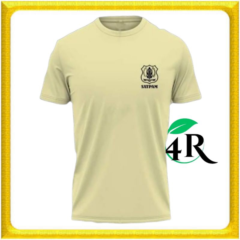 Kaos security dalaman seragam satpam lapangan coklat terbaru GROSIR Kaos Security Terbaru, Kaos Secu