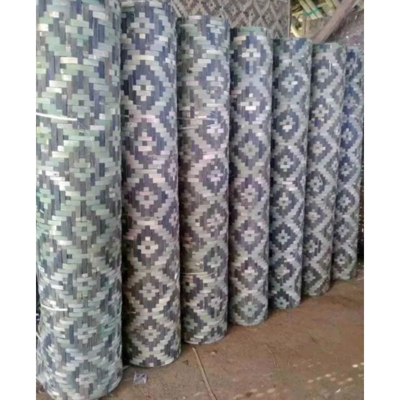 Bilik bambu motif
