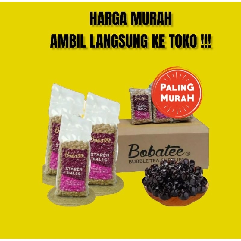 

buble pearl tapioka topping boba bobatee mutiara pearl