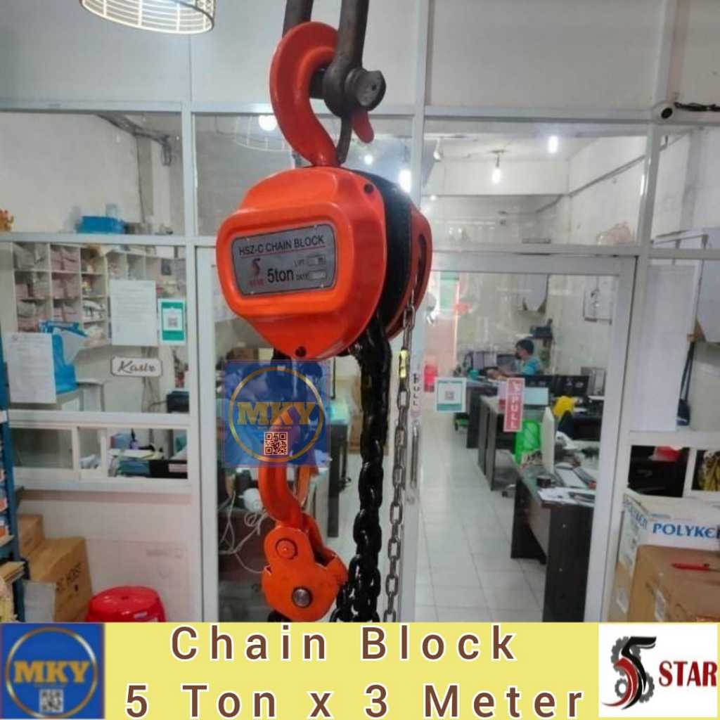 Chain Block / Takel 5 Ton x 3 Meter