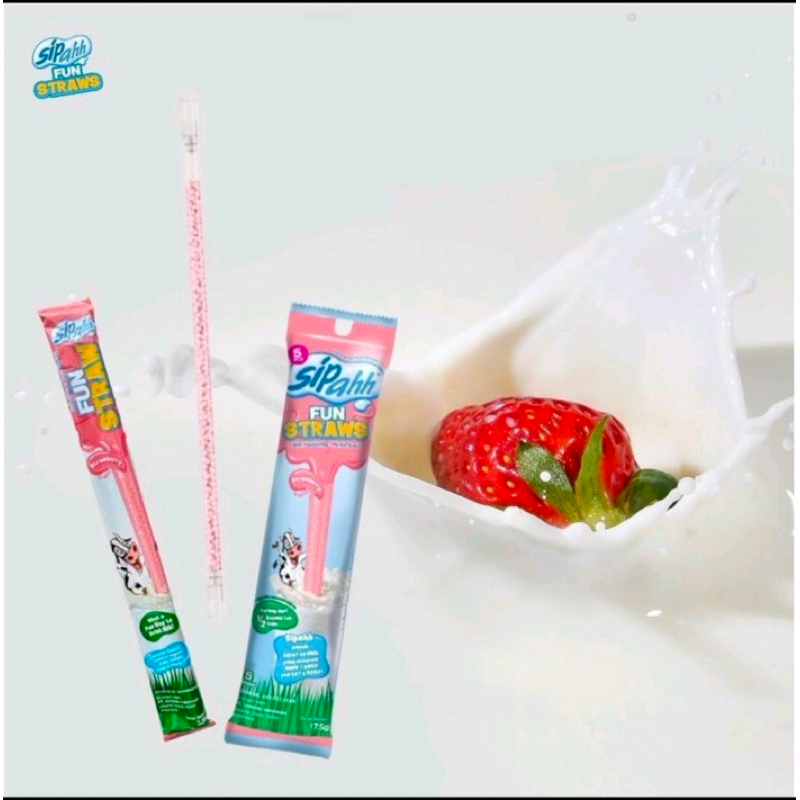 

Sipahh Fun Straws Strawberry 1's |Unikids Jawa tengah