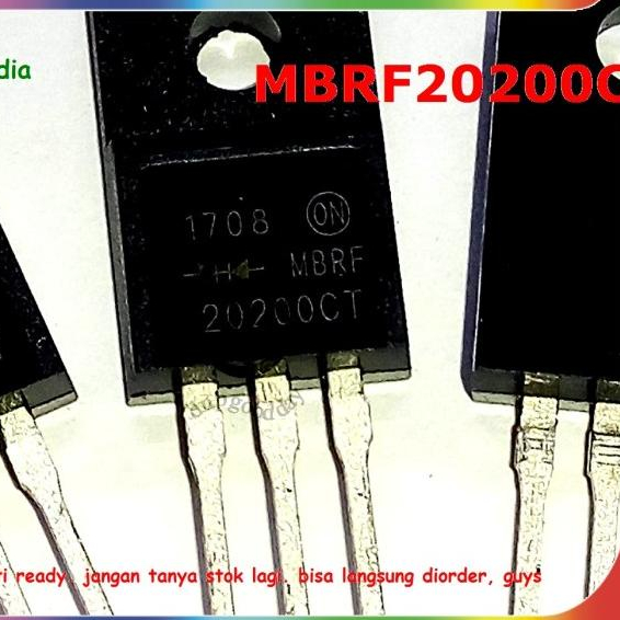 Murah Double Dioda 2x10a 200v Mbrf20200ct Mbrf 20200ct 20200 Diminati Banget