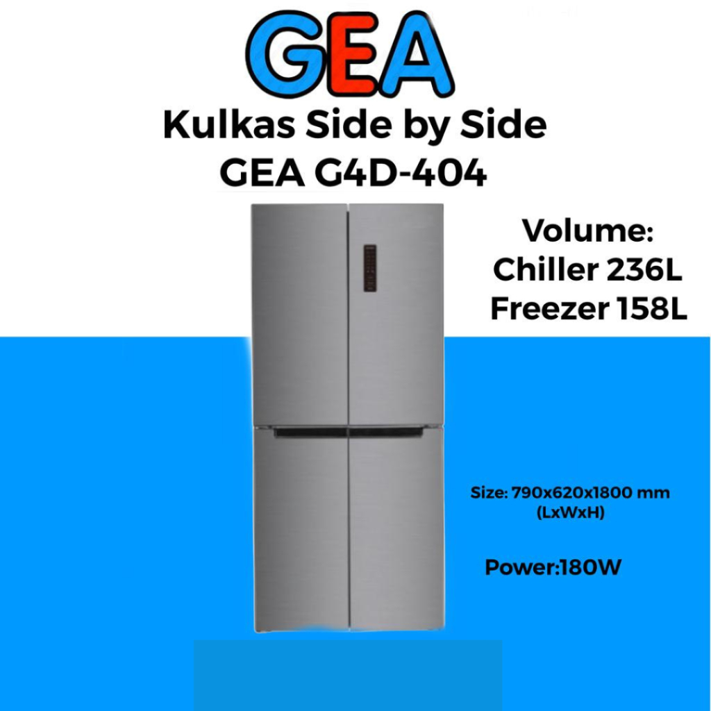 Kulkas Side by Side GEA G4D-404