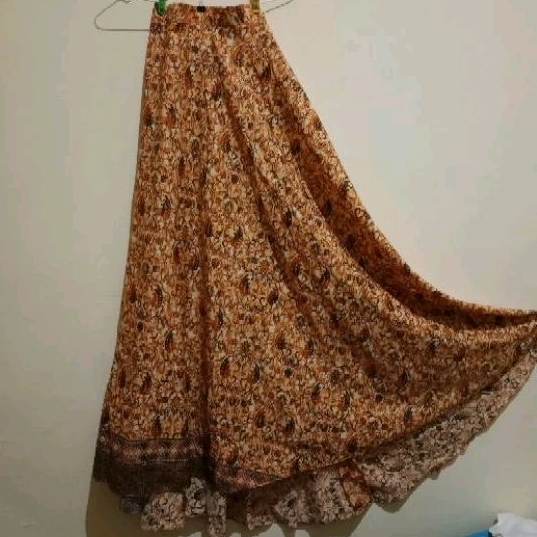 preloved rok batik setengah lingkar