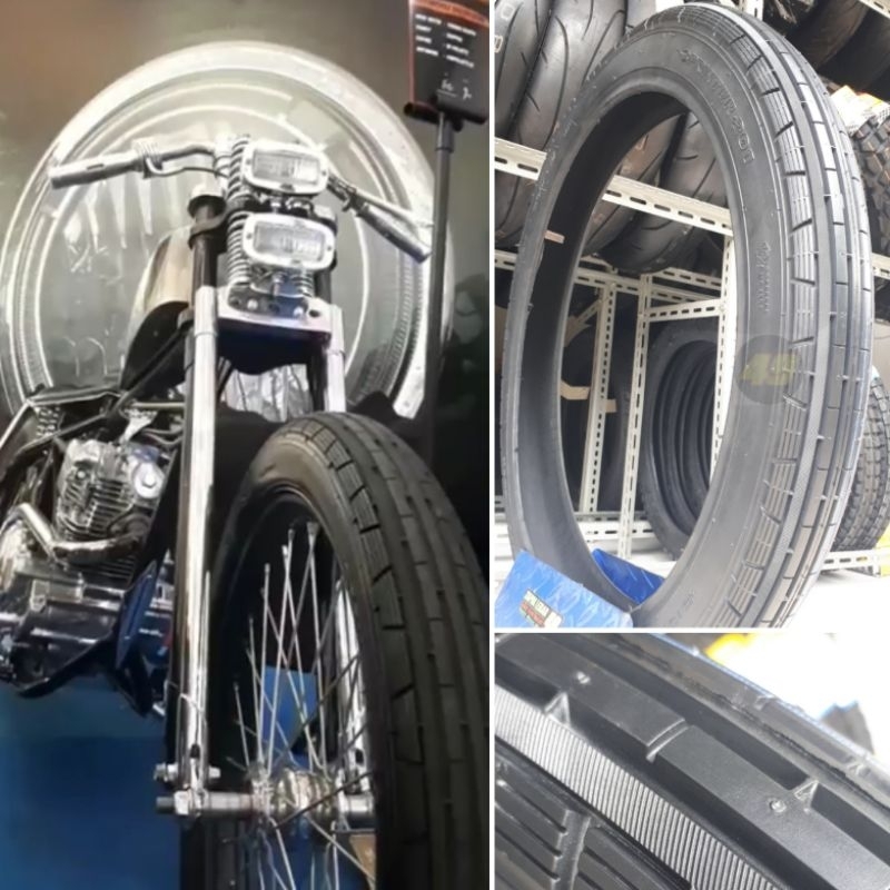 Ban Motor S201A Sprinter 3.00 Ring 21 Custom Classic Tubetype Ban Harian Motor Chopper Cafe Racer et