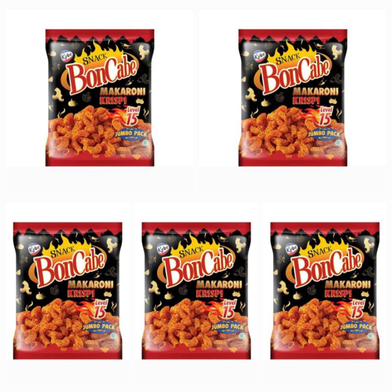 

Kone Bon Cabe Snack Makaroni Krispi Level 15 Jumbo Pack 135 Gr