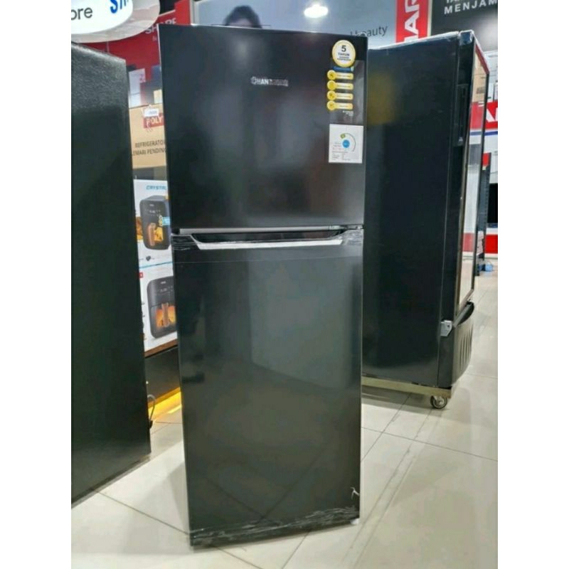 KULKAS CHANGHONG 2 PINTU CRF-208/KULKAS 2 PINTU CHANGHONG CRF-208/CHANGHONG KULKAS 2 PINTU 150 LITER
