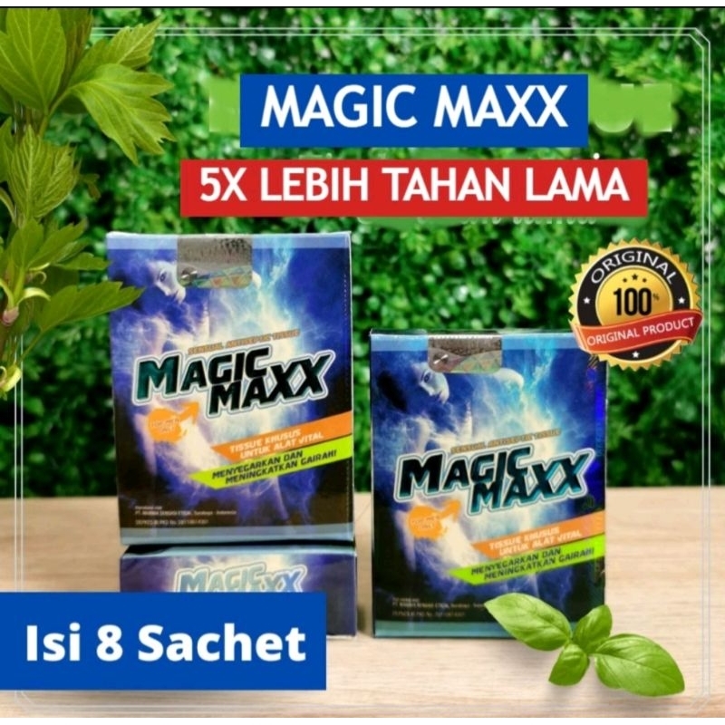 Tissue magic maxx isi 8 sachet,, original