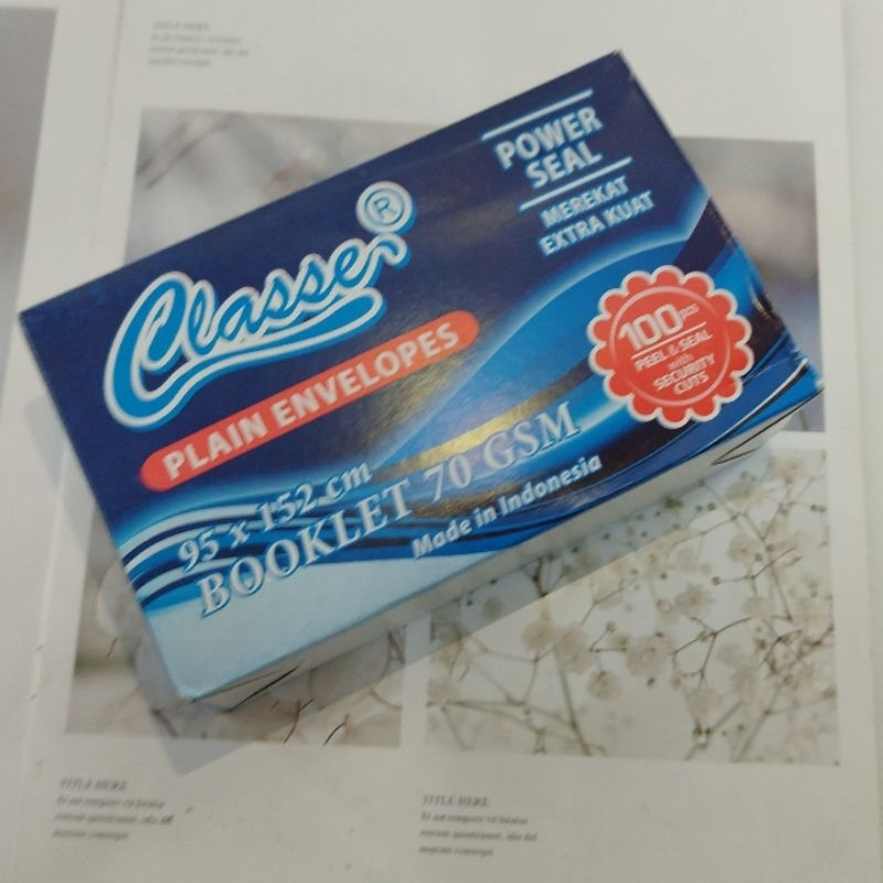 

AMPLOP isi 100pcs AMPLOP PUTIH BOOKLET 70GSM GROSIR