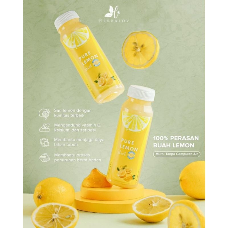 

PURE LEMON HERBALOV HERBAMOUR||MINUMAN KESEHATAN||DIET SEHAT