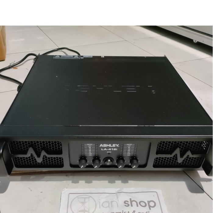 Power Ashley LA412 LA 412 LA412i LA-412i 4 Channel Kelas H 4x1200 Watt