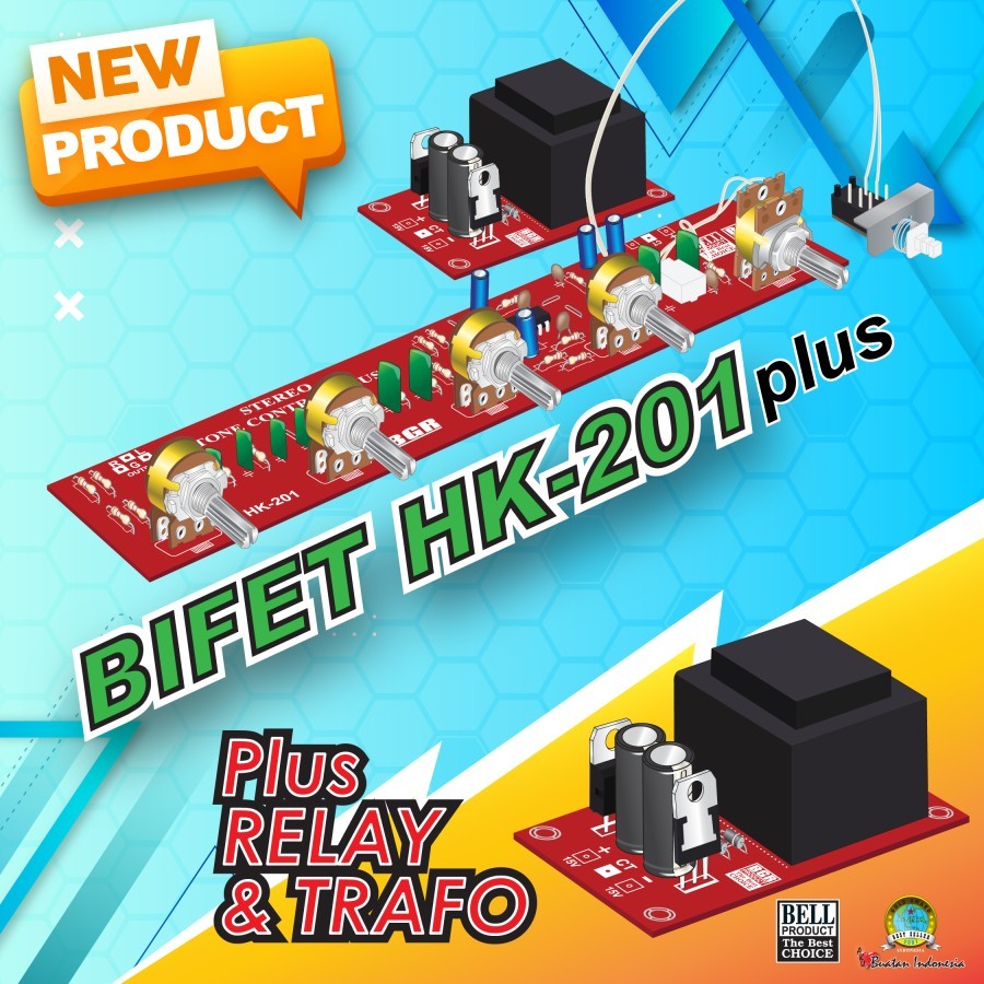 KIT TONE CONTROL HK 201 PLUS TRAFO