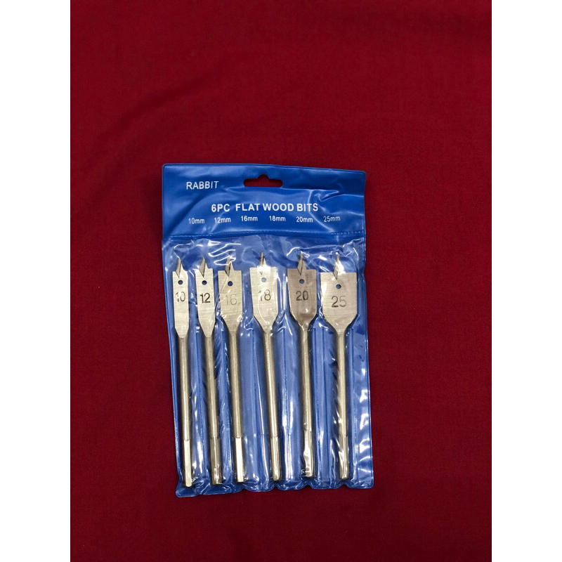 Bor Kayu kipas SET 6pcs RRC WOOD DEVIL pelubang kunci/mata bor lubang kayu