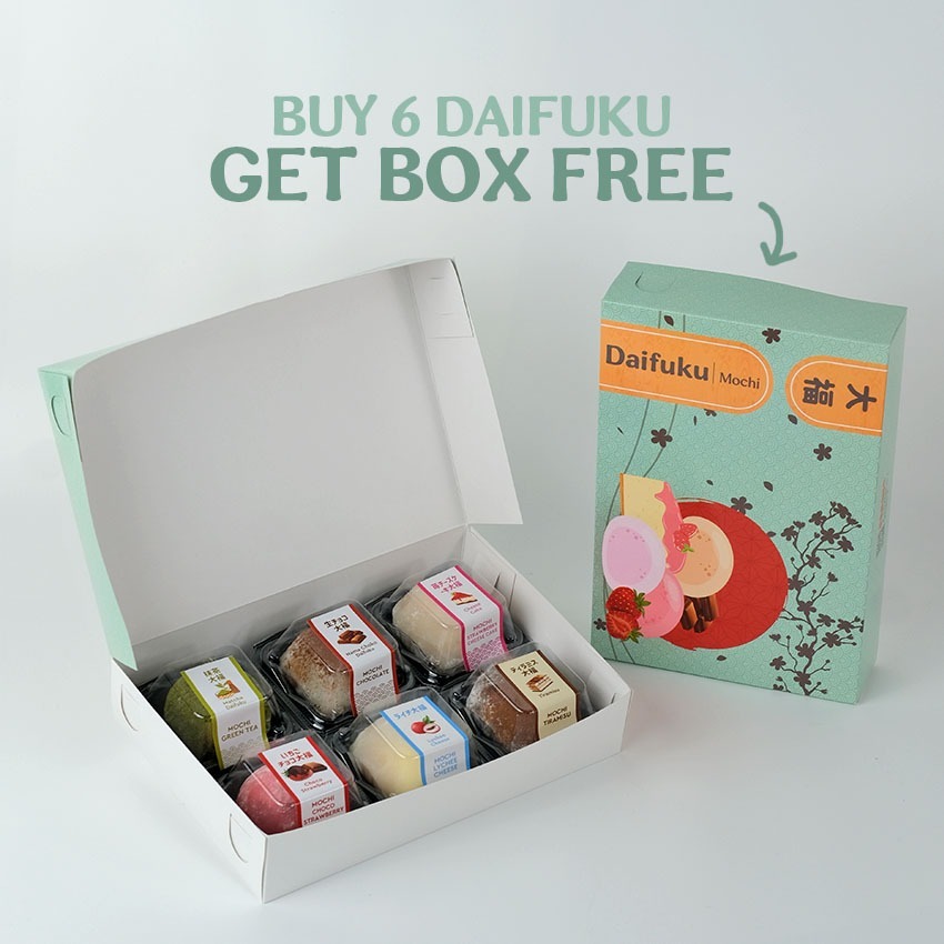 

Korzaln Papaya Japanese Daifuku Mochi Ichigo / Buah Strawberry With Kacang Adzuki Pcs