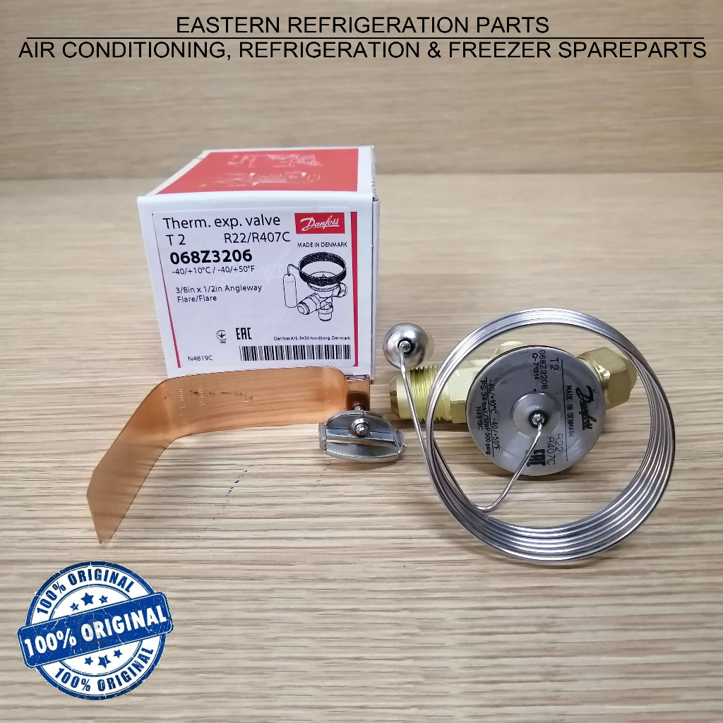 R22 / R407C TX 2 / T 2 - 068Z3206 Danfoss Expansion Valve / Expansi