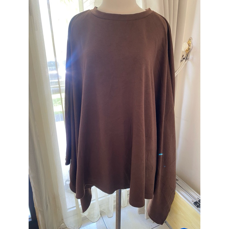 Outer (Cape) Coklat Tua Free Size