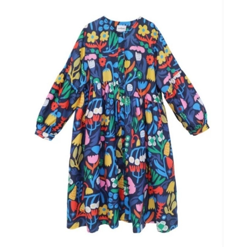 Nadjani Tine Navy Flower