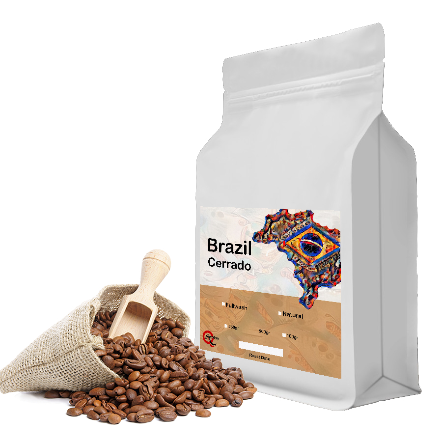 

Brazil Cerrado Arabika Roastbeen/Greenbeen/Bubuk Coffee