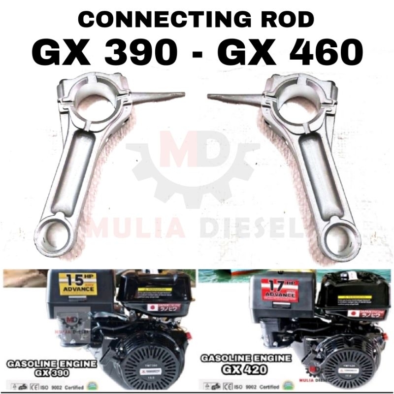 Connecting Rod Conrod Stang Seher Piston GX390 GX420 GX460 Mesin Penggerak Generator Genset 5000