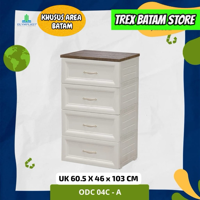 OLYMPLAST DRAWER ODC CLASSIC 04 A MODEL 4 SUSUN  [ BATAM ]