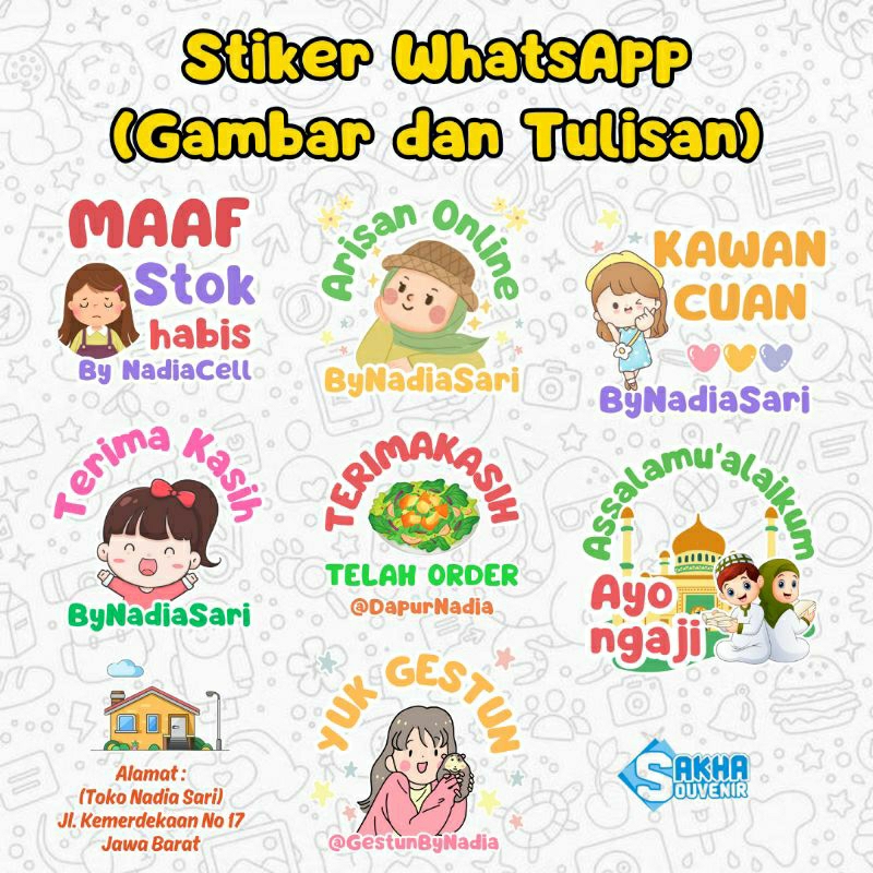 

Stiker Whatsapp Gambar dan Tulisan