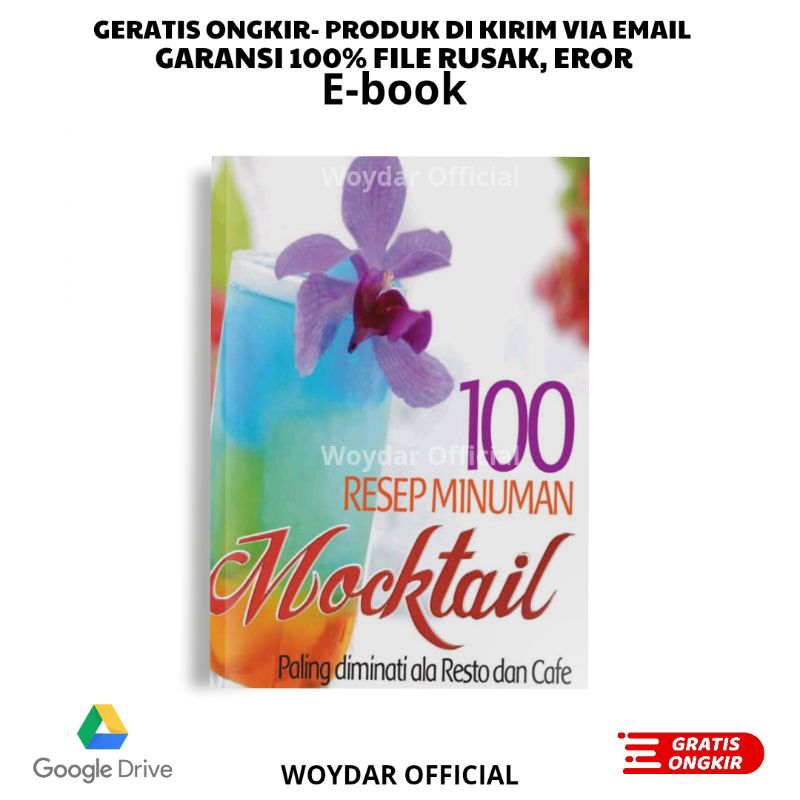 

B003 100 Resep Minuman Mocktail Paling Diminati Resto Dan Cafe