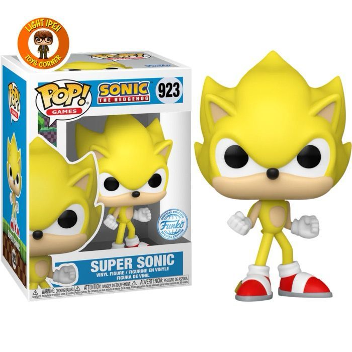 Funko Pop Original Exclusive Games - Sonic - Super Sonic