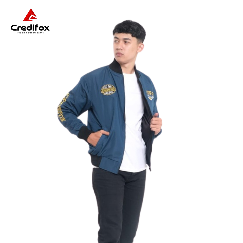 CREDIFOX Jaket bomber pria / boomber jacket / jaket bomber taslan /jaket bomber tebal / jacket bombe